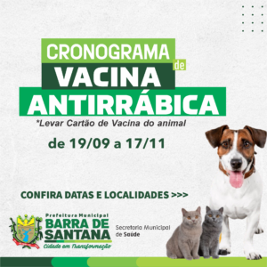 Prefeitura abre campanha Antirrábica